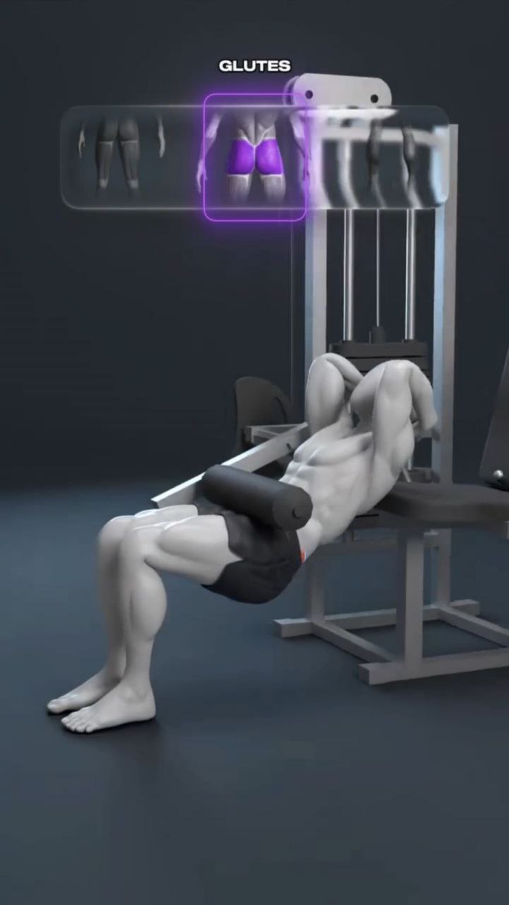 تصویر حرکت تراست باسن با دستگاه جلو ران